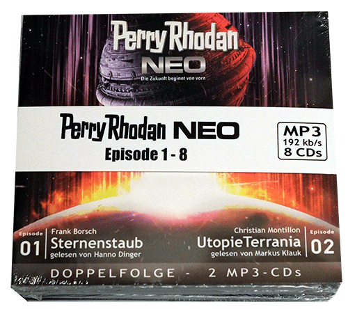 Perry Rhodan Neo 01-08 MP3-CD Bundle