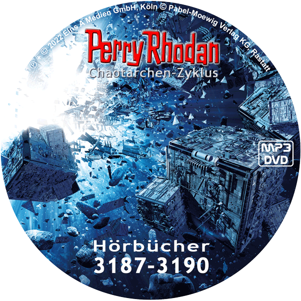 Perry Rhodan MP3-DVD 3187-3190