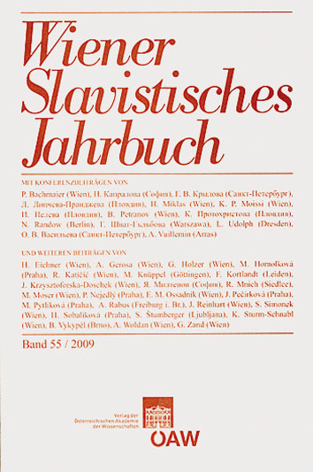 Wiener Slavistisches Jahrbuch Band 55/2009
