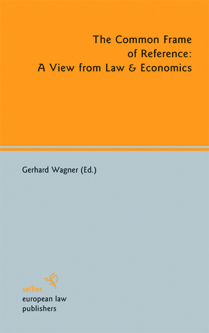 The Common Frame of Reference: A View from Law & Economics