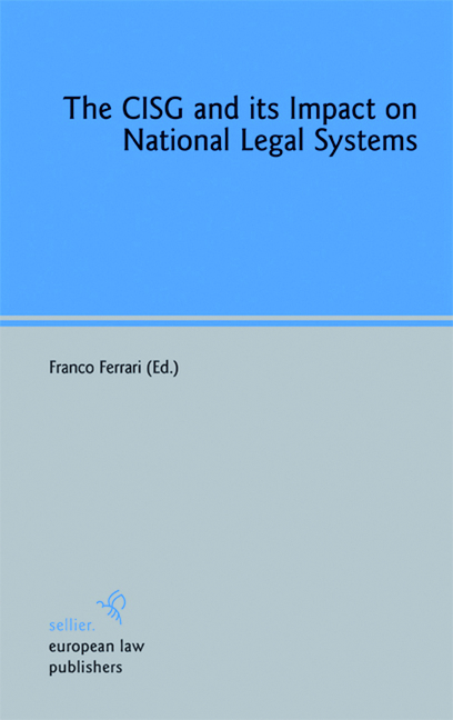 The CISG and its Impact on National Legal Systems